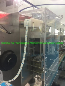Enchimento dessecante automático para a linha de trabalho de embalagem automática de cápsulas de comprimidos