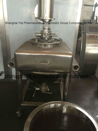 Sistema de processamento de secagem por granulação de preparação de sólidos totalmente fechado
